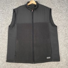 M&S Marks and Spencer Polartec Gilet Mens XL Black View From Fleece VGC.