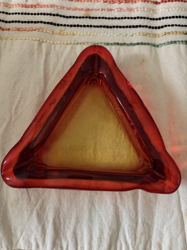 Heavy mcm hand made amberina - made,