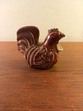 RETRO CHICKEN ORNAMENT FIGURINE, SIGNED 2005