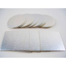 8", 10, 12, 14 & 16" inch Cake Boards 3MM V Strong Double Thick & Silver Foiled