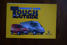 Renault Vans Kangoo Clio Extra Traffic Master Feb 1998 Fold out brochure