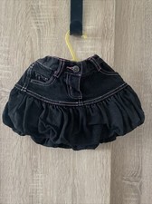 Myleen Klass Baby K Black Denim Skirt With Pink Stitch 0-3 Months Mothercare