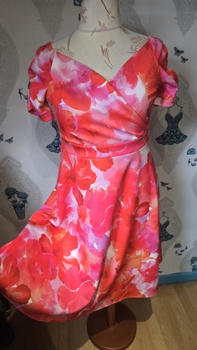 Stunning red pink - pink, floral