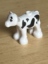 LEGO Farm Animal Black and White Cow Baby Calf Friends  minifigure 2024 5150pb01