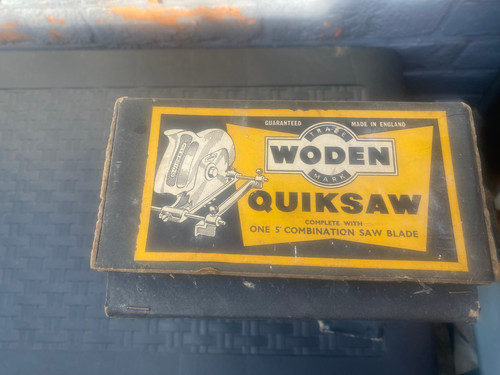 Vintage woden quicksaw drill - quicksaw,