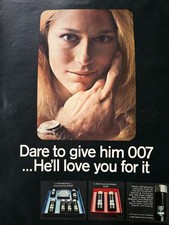 1966 Dare to Give Him 007 After Shave He'll Love You For it Vintage ad
