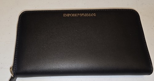 Emporio armani black leather - black,