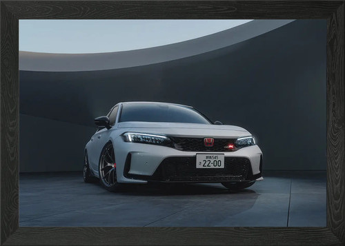 Honda civic type framed wall - type,