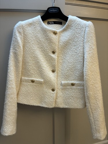 Bnwot zara boucle cream - cream, jacket