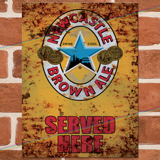 SERVED HERE Metal Signs Shed