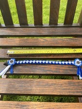 Show pony velvet browband blue