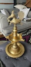 Temple Oil Wick Lamp Brass Multi Layered Lamp Hindu Pooja Diya