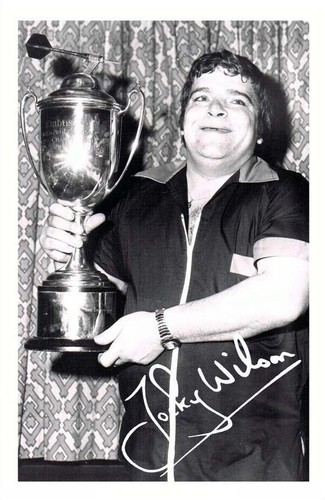 Jocky wilson darts autograph - jocky,
