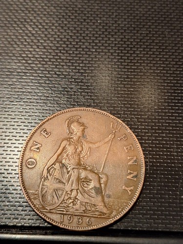 Rare old one penny - old,