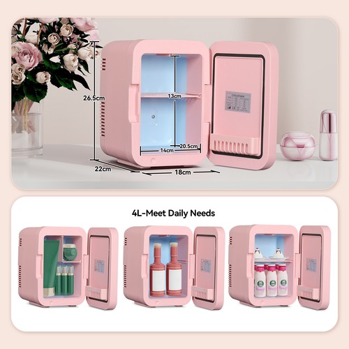 Mini fridge with led mirror - mini,