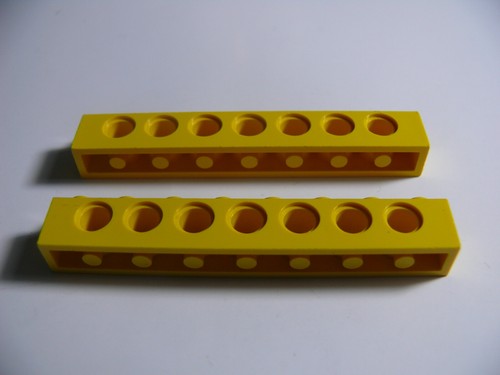 Lego yellow technic brick - yellow,