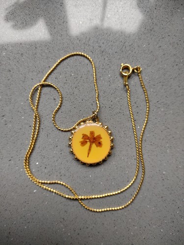 Vintage dried flower resin - flower,