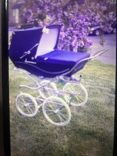 navy blue silvercross  kensington heritage pram circ 2015 courier available  