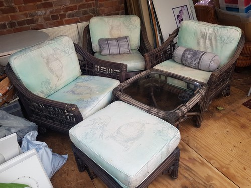 Conservatory furniture wicker - furniture,