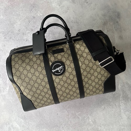 Gucci duffle bag beige black - gucci,