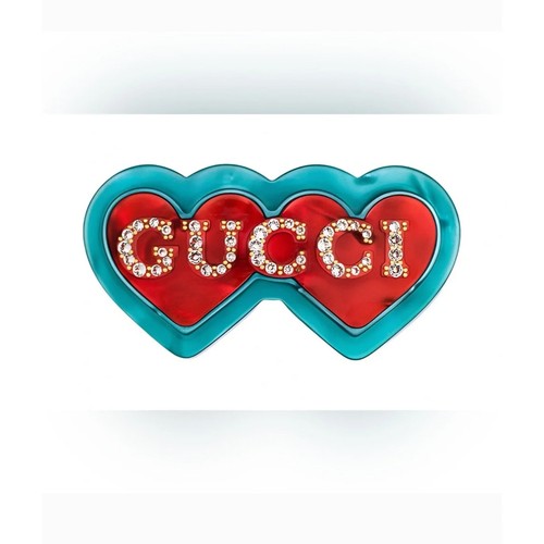 Gucci hair clip - gucci, heart