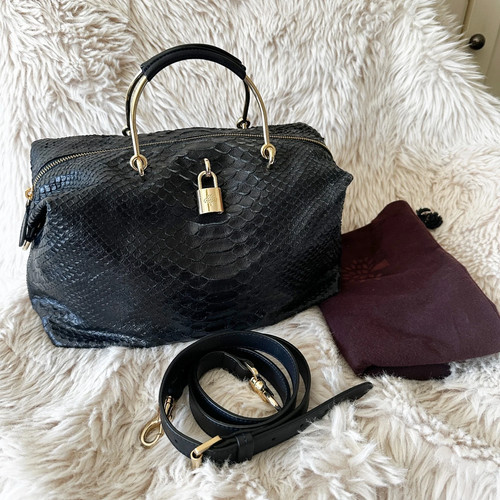 Genuine mulberry hetty snake - genuine,