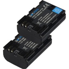2x LP-E6 2200mAh Battery for