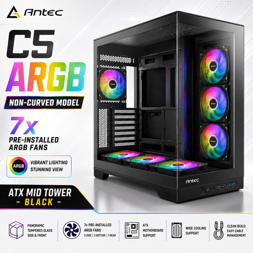 Antec argb atx - antec, c5