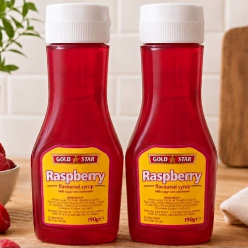 Gold star raspberry - raspberry, flavoured
