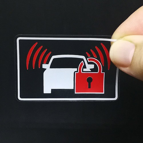 Car alarm decals - alarm, |