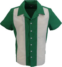 Mazeys Mens  Retro Green/Cream
