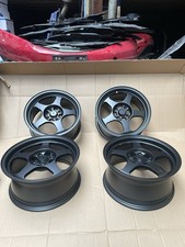 New ultralite Alloy Wheels In Black 15” 4x100 (4pcs) Flow Formed