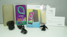 ALCATEL U5 MOBILE PHONE BLACK 4047X COMPLETE WITH ACCESSORIES + BOX - WORKING