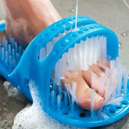 Foot scrubber brush slipper - scrubber,