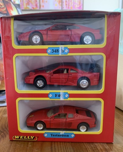 Welly 3pc collection ferrari - welly,