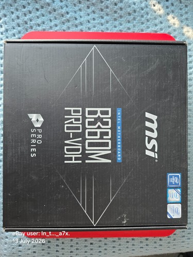 Msi b360m pro vdh - pro, matx