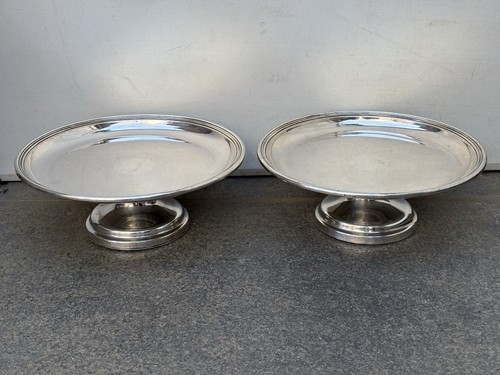 Pair antique silver - of,