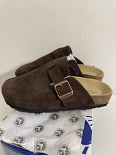 Birkenstock Boston Brown Suede
