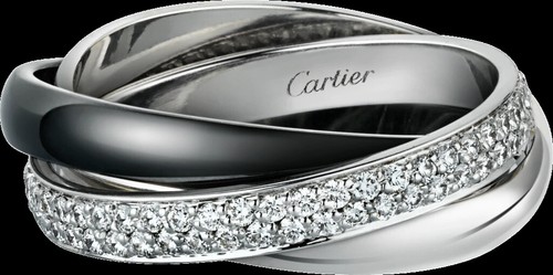Cartier trinity diamond 18k - trinity,