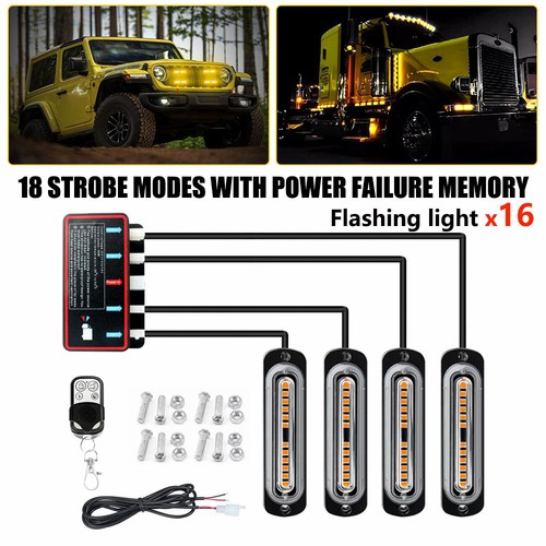 16x amber led mode - 12,