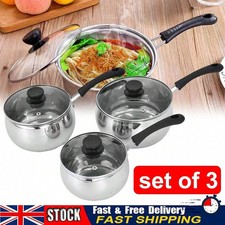 3pcs Stainless Steel Non Stick