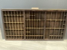 Vintage wooden printers tray