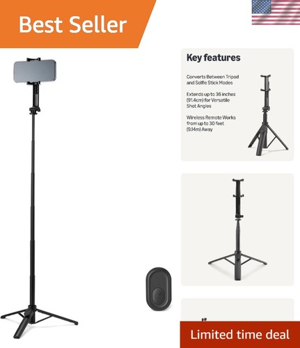 Portable 36in selfie stick - portable,