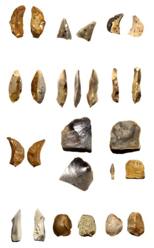 Rare mesolithic flint tool - tool, set