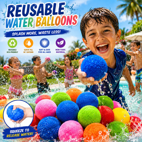 Reusable water balloons - reusable, summer