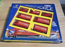 1990 Corgi Royal Mail Parcel Force Gift Set with Cut Out Playscene J3214/1