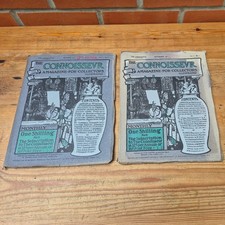 The Connoisseur A Magazine for Collectors Vol 1 No 1 and Vol 1 No 2 Bundle 