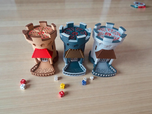 Castle dice tower - castle, with