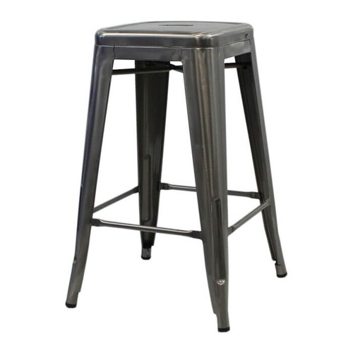 Tolix style breakfast stool - style,