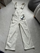NEW Levis Cream Cord Dungarees W23 XS (D2663)